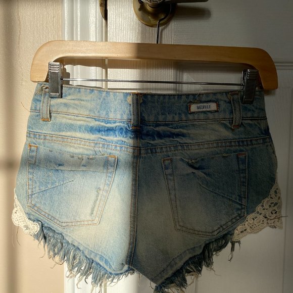 Brandy Melville Light Blue Short Shorts - Picture 4 of 11